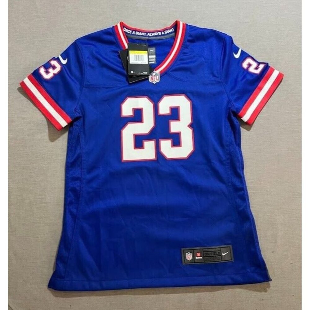 New York Giants Ryan #23 Nike On Field Jersey Woman Small Blue‎ Short Sleeve.